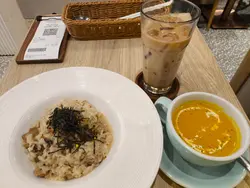 香草鸡胸舞茸意大利饭