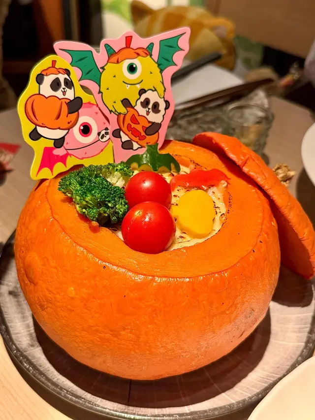 加加得得哈囉喂南瓜焗海鮮意粉