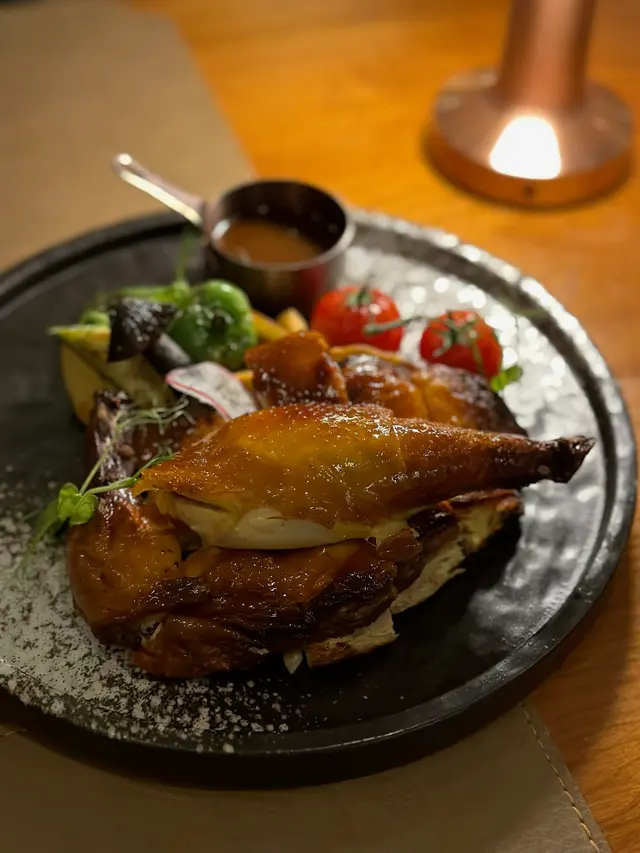 Baked Huadiao Wine Drunken Chicken with Honey Sauce