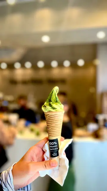 抹茶软雪糕