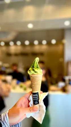 抹茶软雪糕