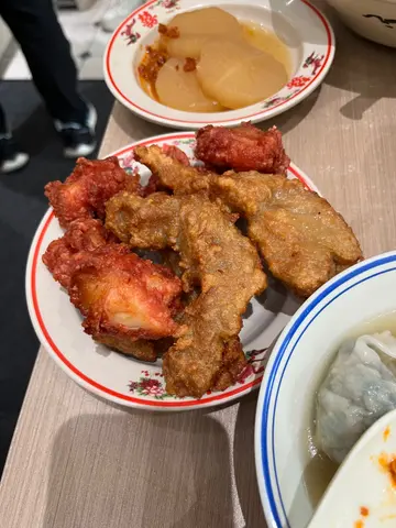 炸猪扒+鸡球