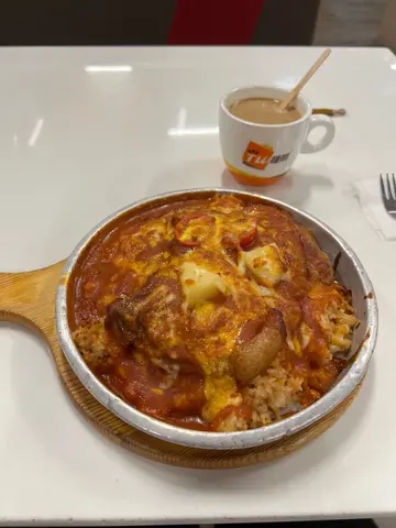 芝士菠萝蕃茄猪扒焗饭