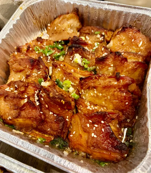 板燒芝麻蔥花雞扒