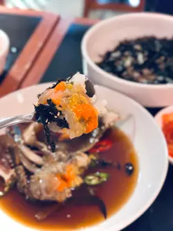 醬油蟹+紫菜飯團