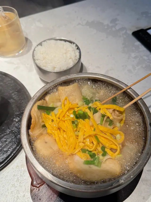鱼糕石锅汤饭