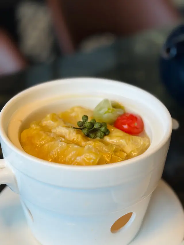 意大利茄酸辣湯鮮竹蝦卷