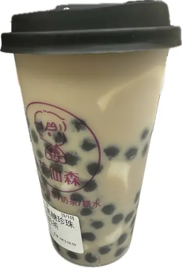 Q27 黑糖珍珠豆花奶茶