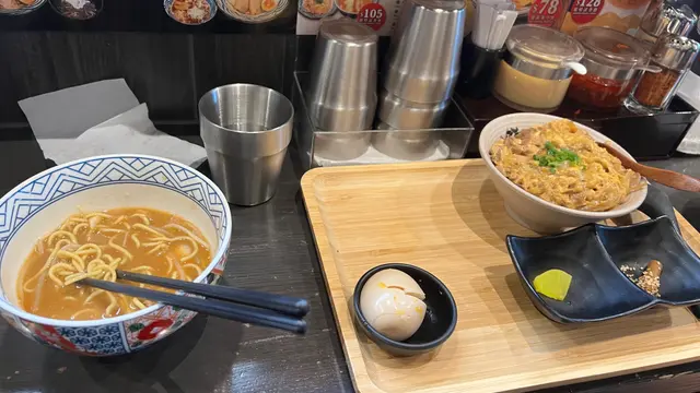 Ramen , barbecue pork rice , cuttlefish rice