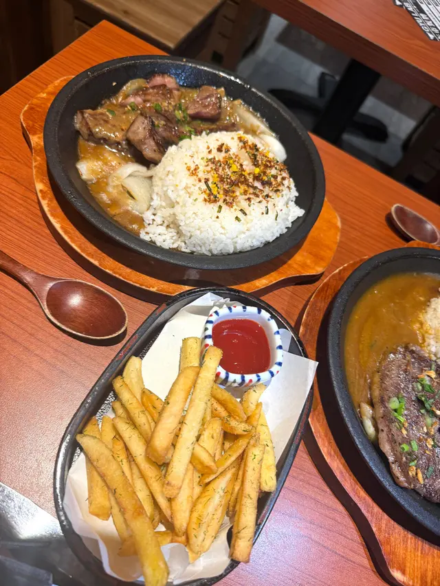 可樂、湯、薯條