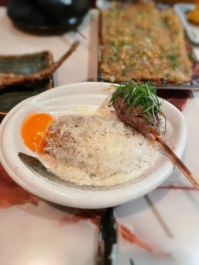 和牛棒配松露一口飯