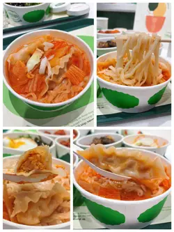 泡菜汤配猪肉泡菜饺汤配面