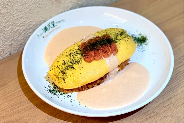 火炙原片明太子蛋包飯