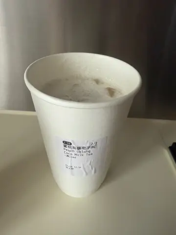 蜜桃乌龙椰子茶