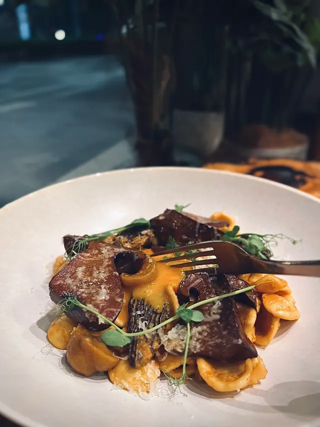 香烤舞茸菇栗子貓耳朵粉