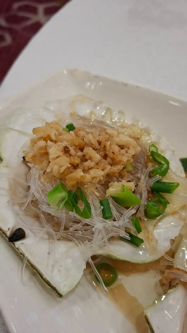 蒜茸粉絲蒸元貝