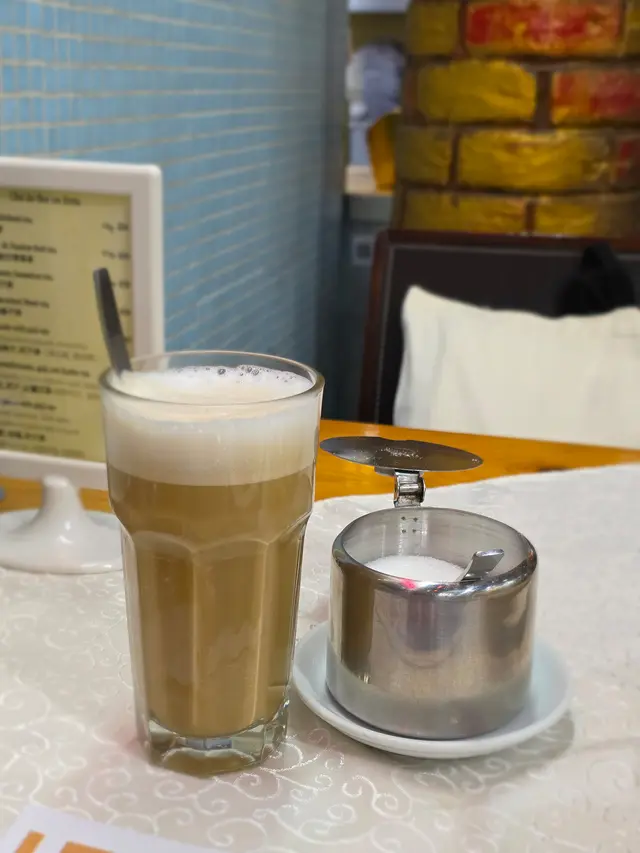 葡式咖啡奶(熱)