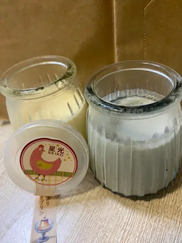 南瓜布甸、黑芝麻布甸@$38