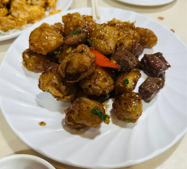 金薯蜜椒安格斯牛柳粒