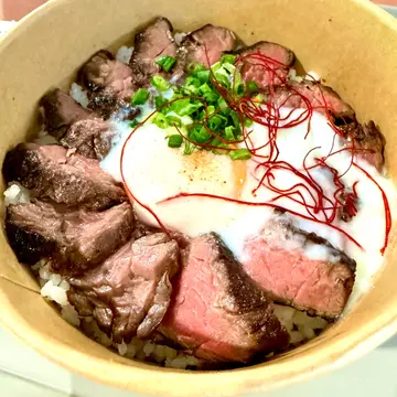 燒封門柳牛肉飯+溫泉蛋