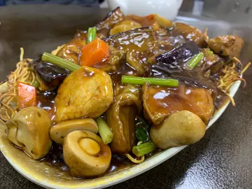 茄子豆腐炒面（走辣版）