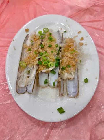 蒜蓉粉絲蒸蟶子