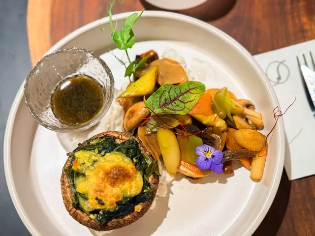 燒大啡菇.溫野菜.山藥慕絲