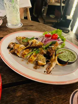 酿猪肉碎粉丝烧鱿鱼筒