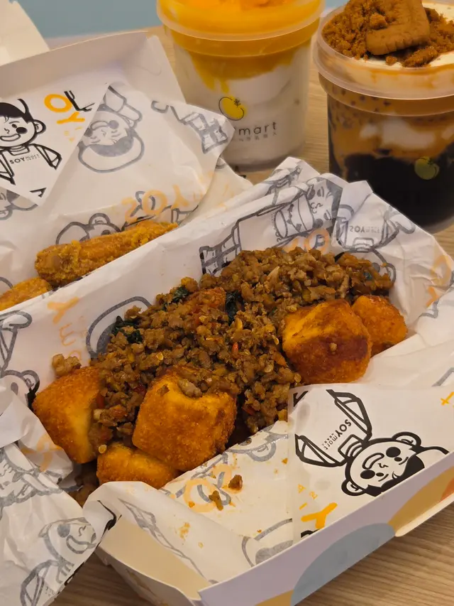 打拋豬木棉豆腐