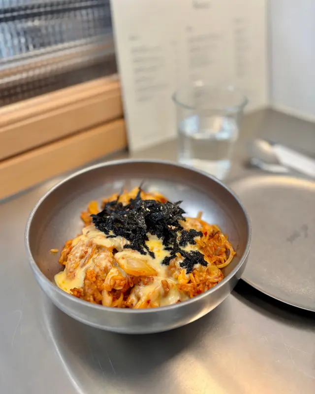 五花肉芝士泡菜炒飯