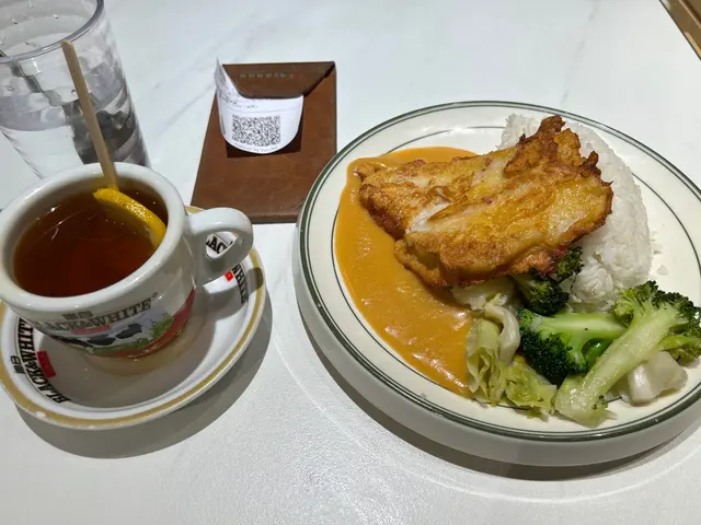 香煎龍利柳龍蝦汁配飯