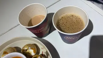 酥油茶$12及印度香料茶$10