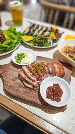 #SandyFoodies #Terraceinseaside #coffee #omurice #Cafe #打卡 #Chill #Korean #度假 #启德 