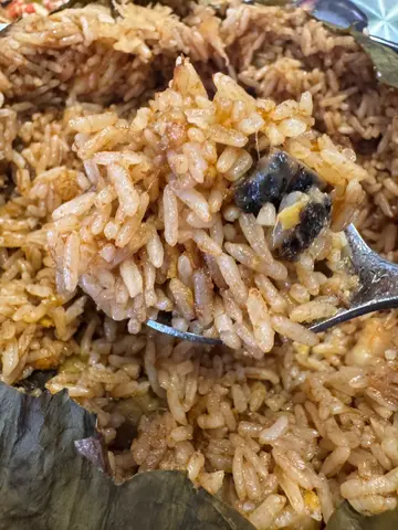 鮑魚瑤柱海鮮荷葉飯