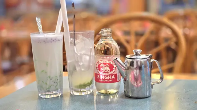 泰式珍多冰~ 青檸梳打