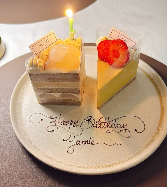 荔枝海綿蛋糕,開心果芝士蛋糕