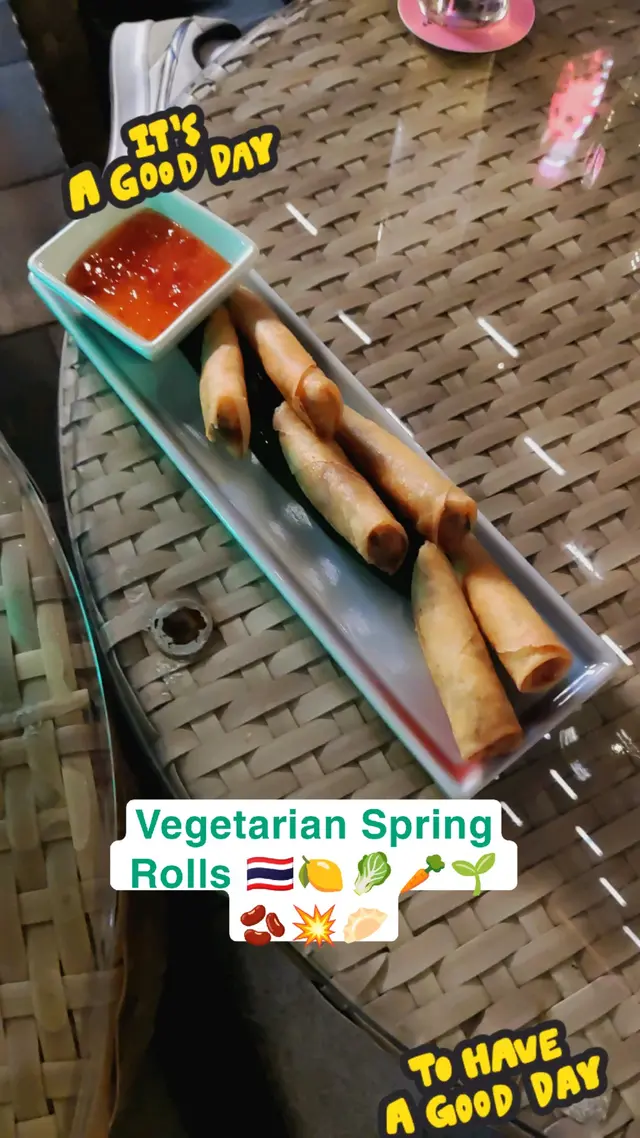 Vegetarian Spring Rolls 🇹🇭🍋🥬🥕🌱🫘💥🥟🍽️