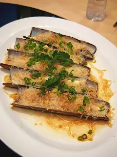 蒜蓉粉絲蒸蟶子