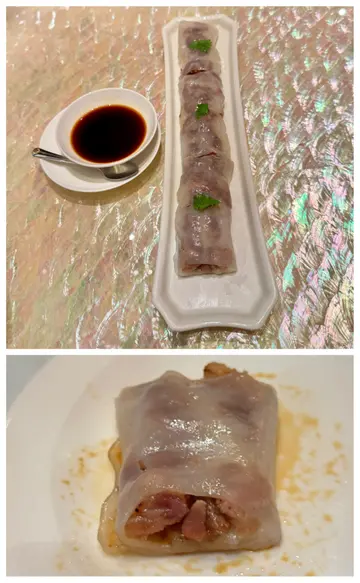 姜芽黑豚叉烧肠粉