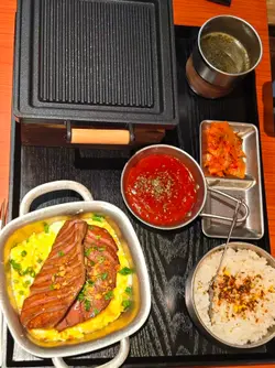 厚切牛舌芯配米饭