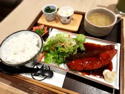 照燒三文魚定食