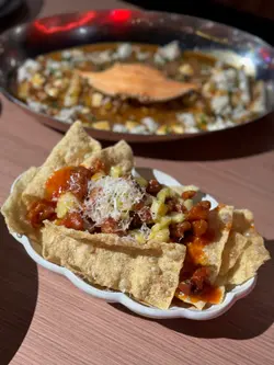Crispy Sweet and Sour Pork Nachos