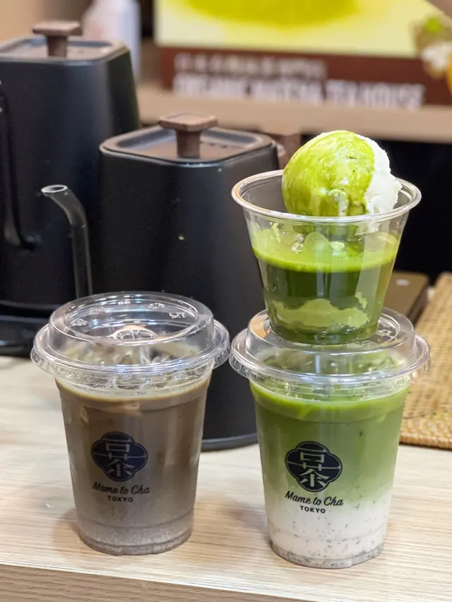 焙茶櫻花鮮奶 & 抹茶櫻花鮮奶