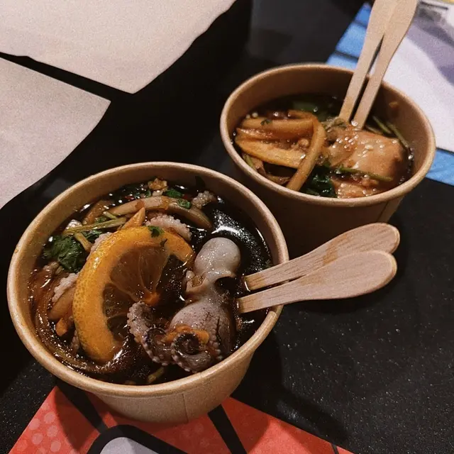 冷撈汁八爪魚 & 冷撈汁珍寶生蠔