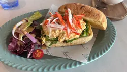 成个包都系冻上，蟹柳仲有浸雪味