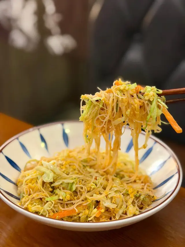 蟹肉明太子炒新竹米粉