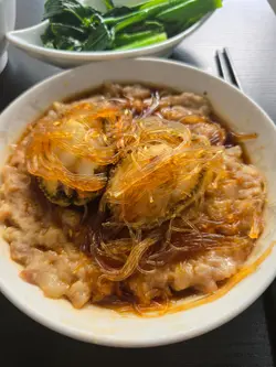 大連鮑魚粉絲蒸肉餅