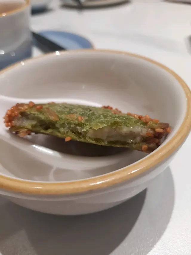 食𡁵嘅芋蓉綠茶餅