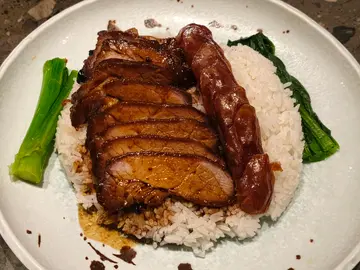 臘腸叉燒飯