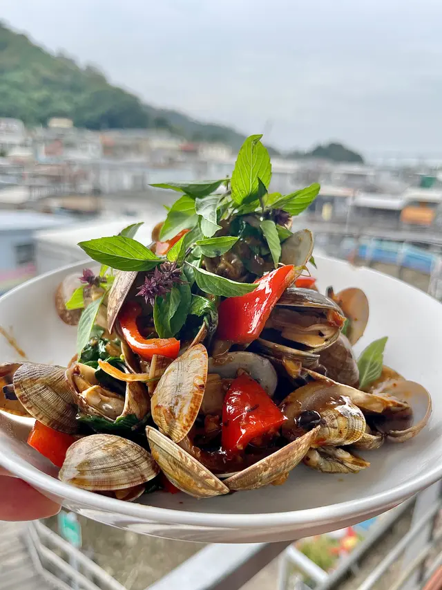 雲南豆豉九層塔炒蛋蜆